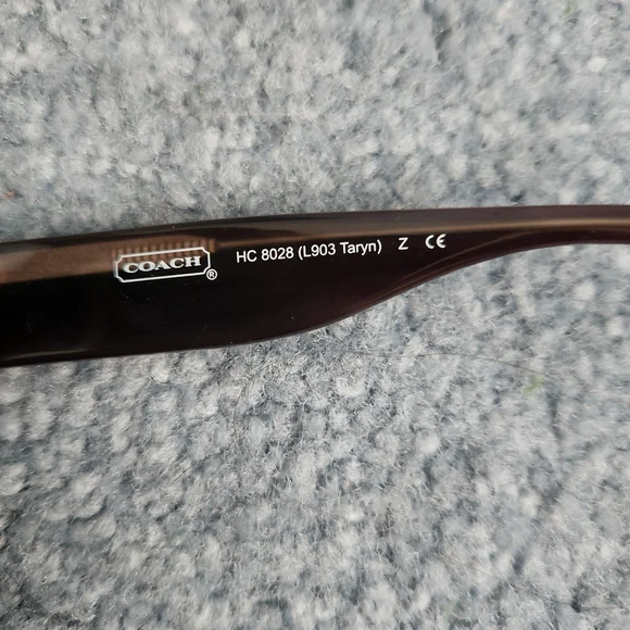 Coach Dark Purple Sunglasses With Logo - Picture 8 of 8